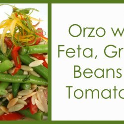 Orzo with Feta, Green Beans, and Tomatoes