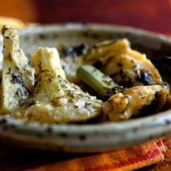 Artichokes Braised in Lemon and Olive Oil