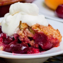 Cherry-Apricot Cobbler