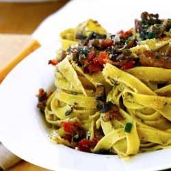 Fettuccine with Wild Mushroom Sauce