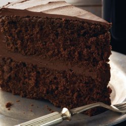 Chocolate Crunch Layer Cake with Milk Chocolate Frosting