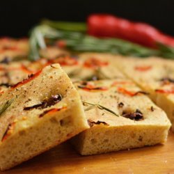 Rosemary Focaccia with Olives