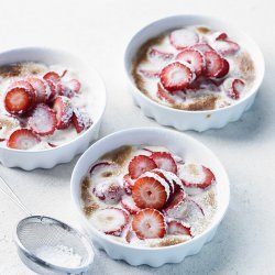 Sabayon with Strawberries