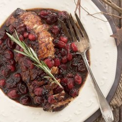 Pork Tenderloin with Balsamic-Cranberry Sauce