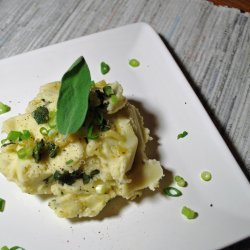 Sage and Garlic Mashed Potatoes