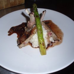 Lamb Chops with Mushroom Wine Sauce