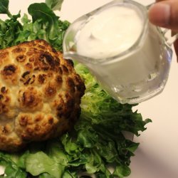 Whole Roasted Cauliflower with Whipped Goat Cheese