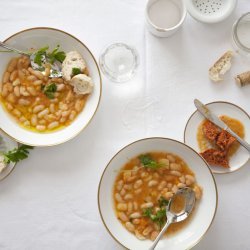 Creamy White Bean and Chorizo Soup