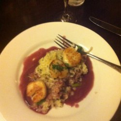 Scallops with Beurre Rouge