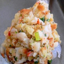 Savory Lobster Bread Puddings with Vanilla Chive Sauce