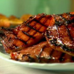 Glazed Smoked Pork Chops