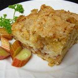 Oma's Rhubarb Cake