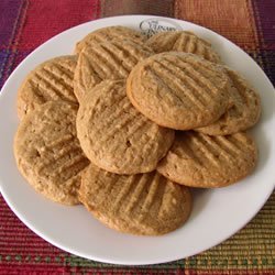 Easy Whole Wheat Peanut Butter Cookies