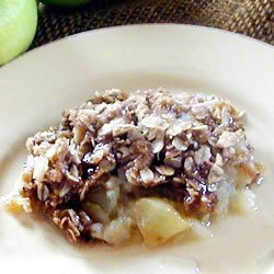 Microwave Apple Crisp