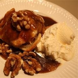 Apple Dumplings with Rich Cinnamon Sauce