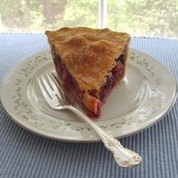 Berry Rhubarb Pie