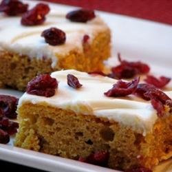 Colonial Pumpkin Bars