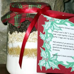 Country Oatmeal Cookie in a Jar