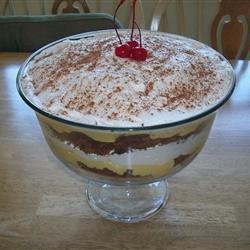 Eggnog Gingerbread Trifle