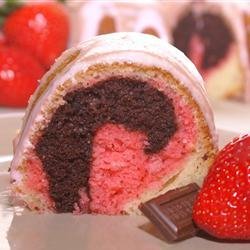 Neapolitan Bundt Cake