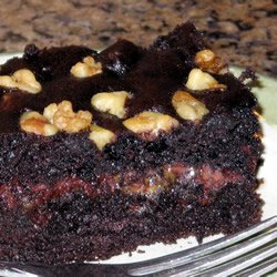 Chocolate Caramel Nut  Cake