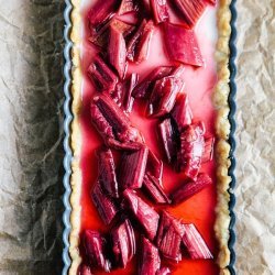 Buttermilk Panna Cotta with Rhubarb-Strawberry Jelly