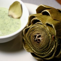 Artichokes with Basil Mayonnaise