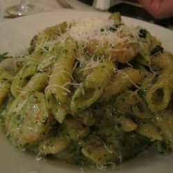 Penne with Mushroom Pesto