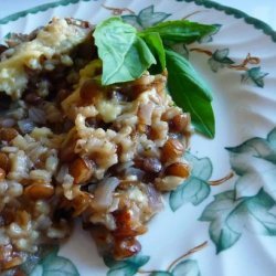 Brown Rice and Lentil Casserole