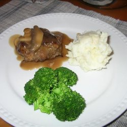 Hamburgers with Brown Gravy (TOTAL Comfort Food aka  Meat Cakes  :)