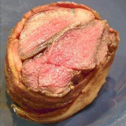 Sweet Bacon-Wrapped Venison Tenderloin