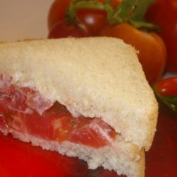 2- Handed Kitchen Sink Tomato Sandwich