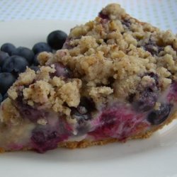 Blueberry Sour Cream Pie