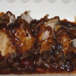 Pork Tenderloin With Balsamic-Cranberry Sauce