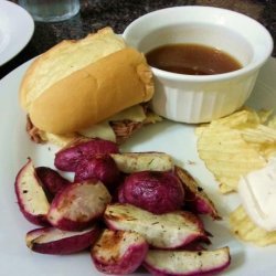 Shredded French-Dip Sandwiches