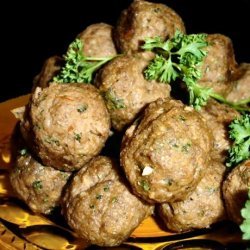 Baked Italian Meatballs