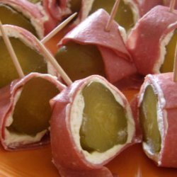 Dill Pickle Ham Pinwheels (Ham Rollups)
