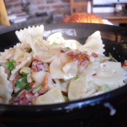 Creamy Sun-dried Tomato,Roasted Red Pepper and Artichoke Pasta