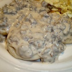 Kittencal's Sausage Sawmill Gravy (With Biscuits)