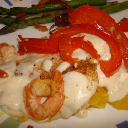 Alfredo Shrimp Tilapia