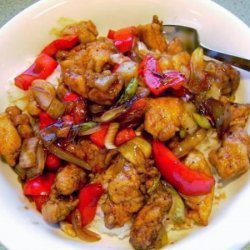 Chinese Chicken with Black Pepper Sauce