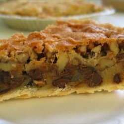 Nestle' Toll House Walnut Pie (Aka Black Cat Pie)