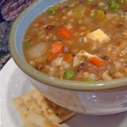 Lentil and Brown Rice Soup