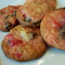 Christmas Chocolate Cherry Cookies