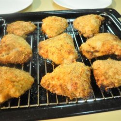 Baked Buttermilk Mustard Chicken Thighs