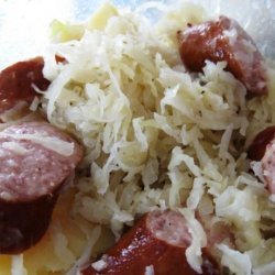 Kielbasa y kapusta (Kielbasa and cabbage)