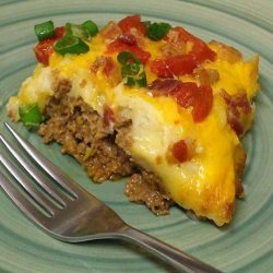 Bacon Cheeseburger Potato Pie