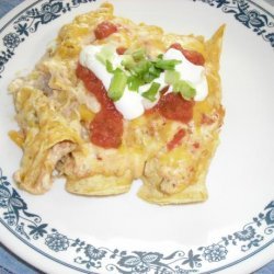 Creamy Chicken Enchiladas