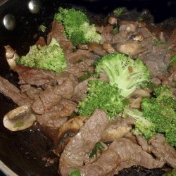 Stir fried Garlic Beef with Broccoli