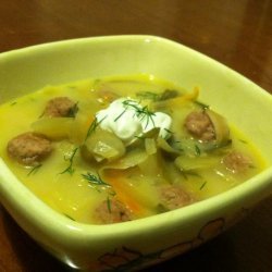 Polish Dill Pickle Soup